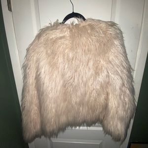 Forever 21 pink fur jacket